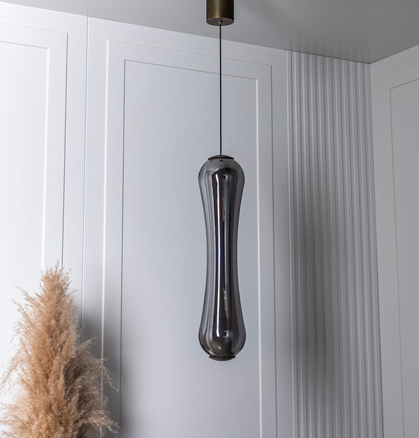 Seul Füme Cam Beyaz Mermer Eskitme Sarkıt