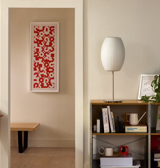 Nova Beyaz Soft Touch Masa Lambası 28 cm