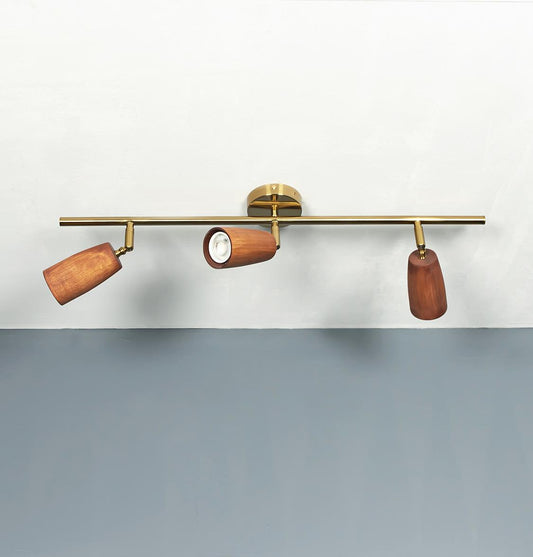 Angel Üçlü Ahşap Eskitme Aplik