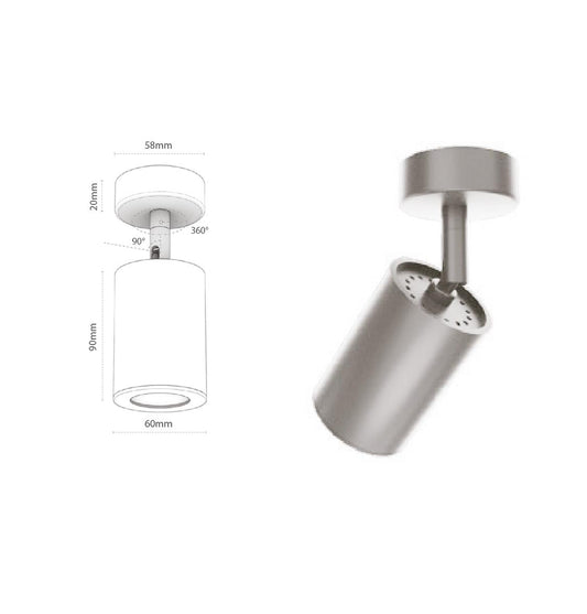 Bella Krom Düz Spot 6X9 cm