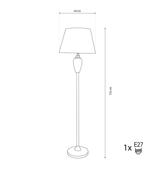 Gostivar Koyu Eskitme Krem Porselen Lambader