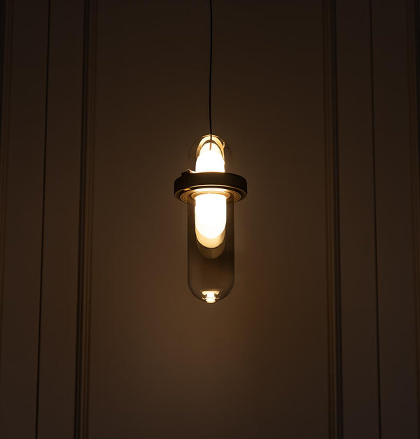 Kabil Tekli Füme Cam Gri Sarkıt 37 cm