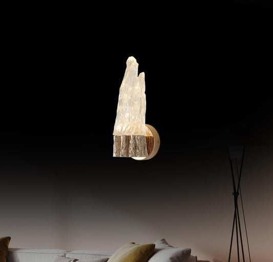 Kardal Şeffaf Akrilik Gold LED Aplik 30 cm