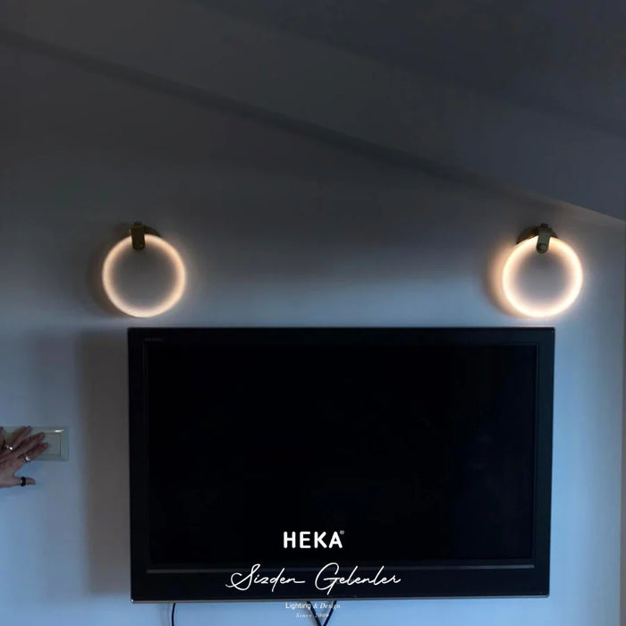 Aspendos Tekli Mermer Eskitme LED Aplik 20 cm - 2