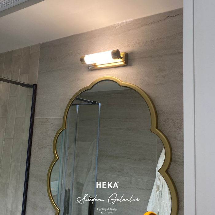 Alabanda Tekli  Şeffaf Akrilik Eskitme Led Aplik - 1
