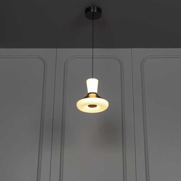 Lancia Tekli Opal Cam Sarkıt Avize