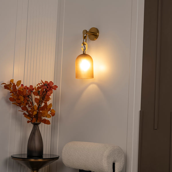 Castel Kahverengi Satina Cam Aplik