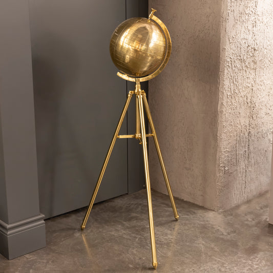 Gold Dünya Ayaklı Dekor 78 cm