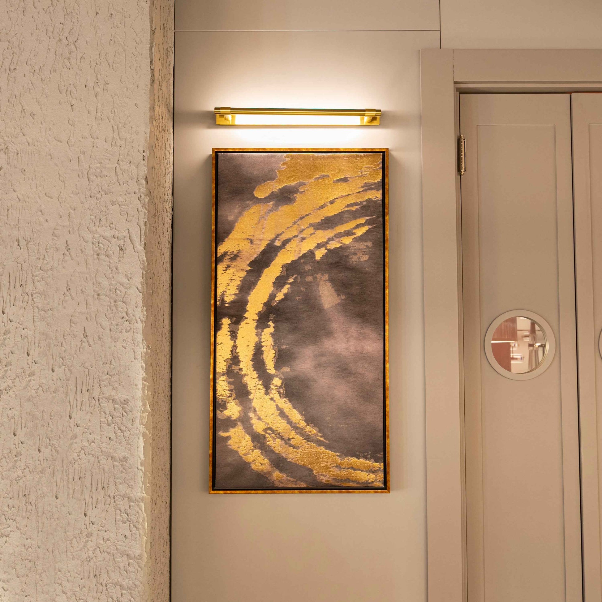 Sonder I Gold Rölyefli Tablo 60X120 cm