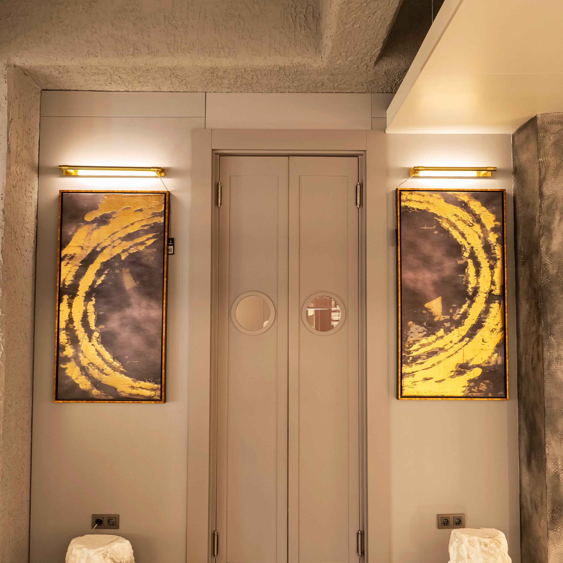 Sonder I Gold Rölyefli Tablo 60X120 cm