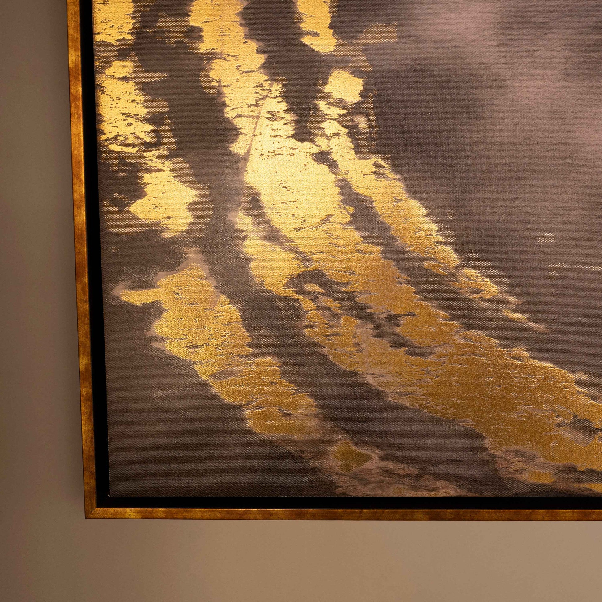 Sonder I Gold Rölyefli Tablo 60X120 cm