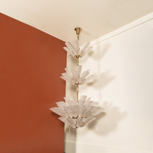 Bonelli Üç Katlı Dokulu Cam Sarkıt