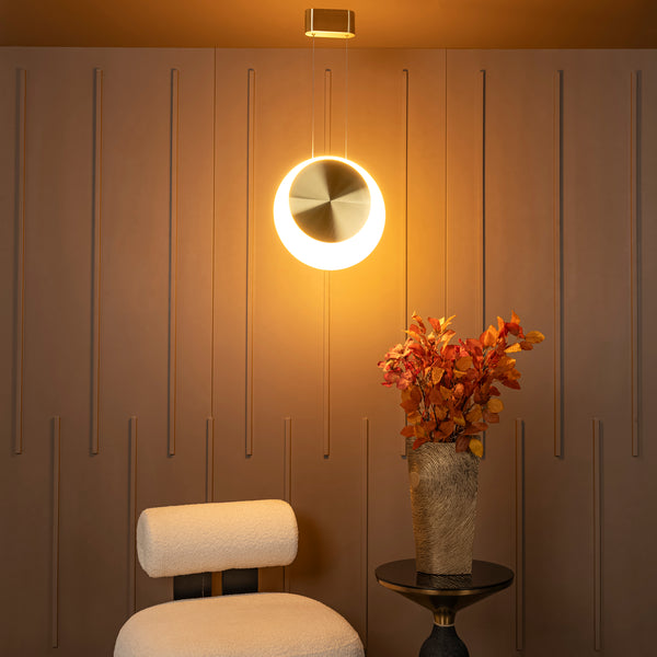 Artea Tekli Opal Akrilik Sarkıt Avize - Medium