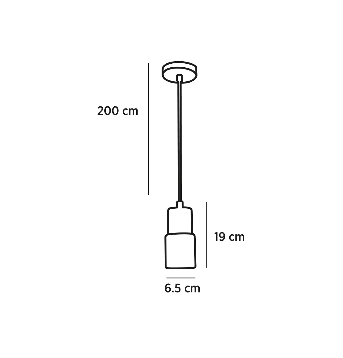 Tochi Large Ahsap Beton GU10 Sarkıt Avize