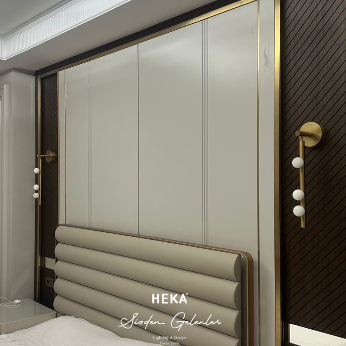 Gine Mermer Toplu Eskitme Aplik 50 cm - 1