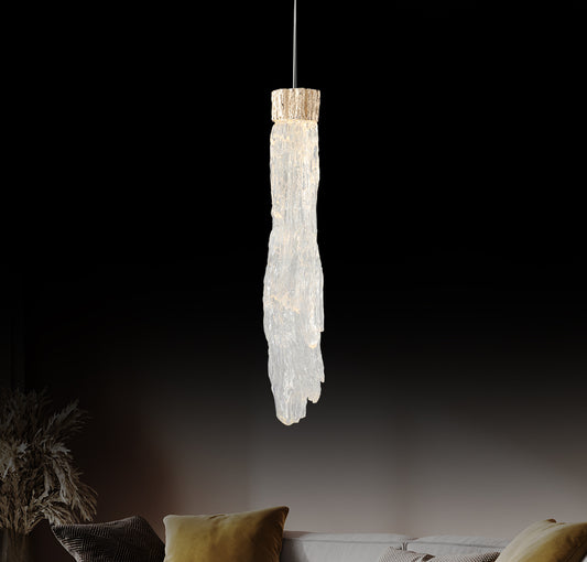 Kardal Şeffaf Akrilik Gold LED Sarkıt 70 cm