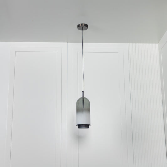 Pietro Tekli Şeffaf-Füme Cam Sarkıt 40 cm