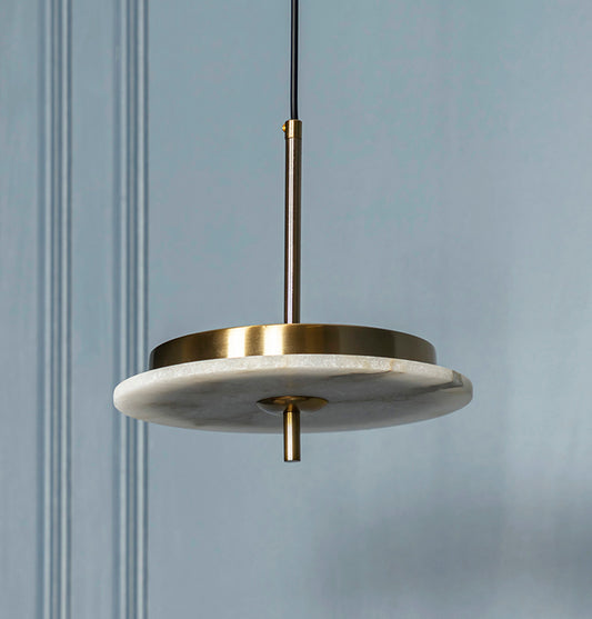 Delhi Mermer Eskitme LED Sarkıt Avize 25 cm