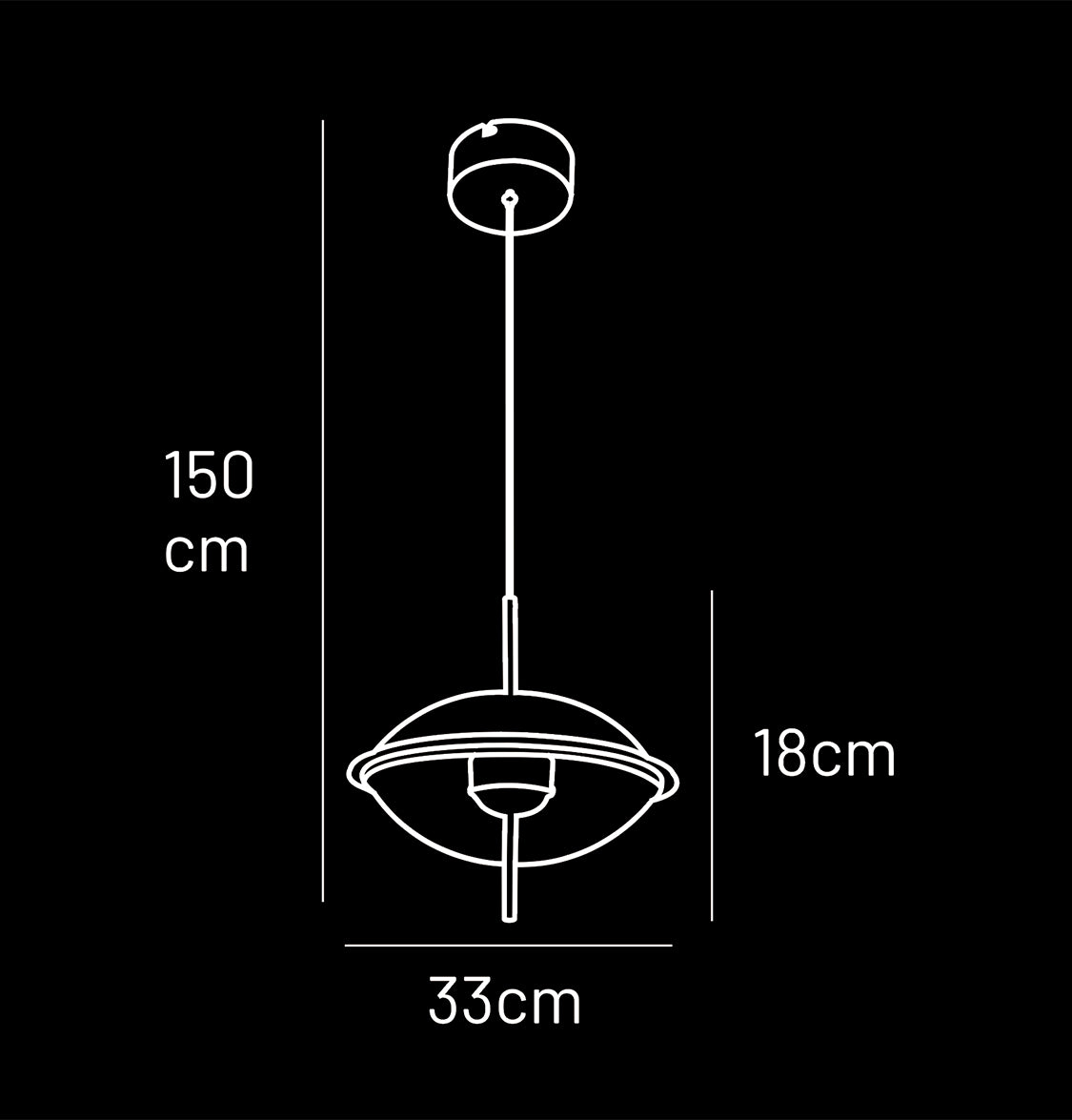 Carina Tekli Basık Şeffaf Akrilik Altın Sarkıt Avize 30 cm