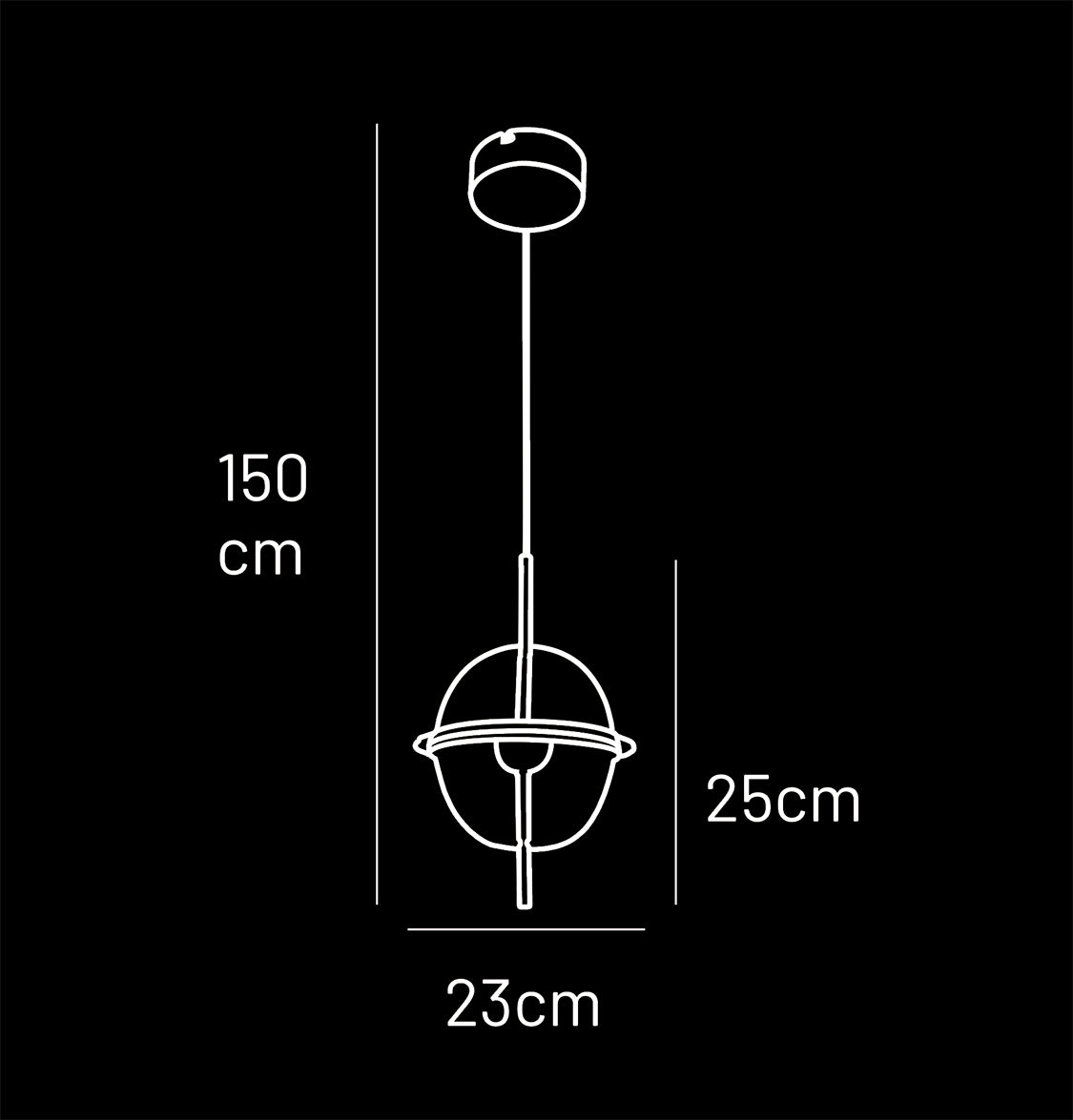 Carina Tekli Şeffaf Akrilik Altın Sarkıt Avize 20 cm