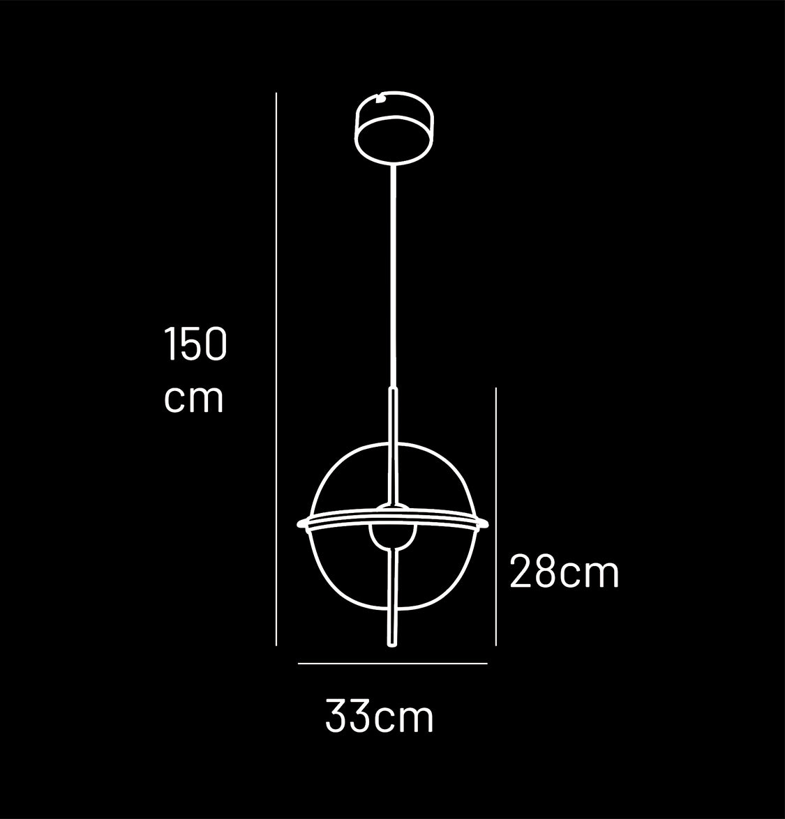 Carina Tekli Şeffaf Akrilik Altın Sarkıt Avize 30 cm