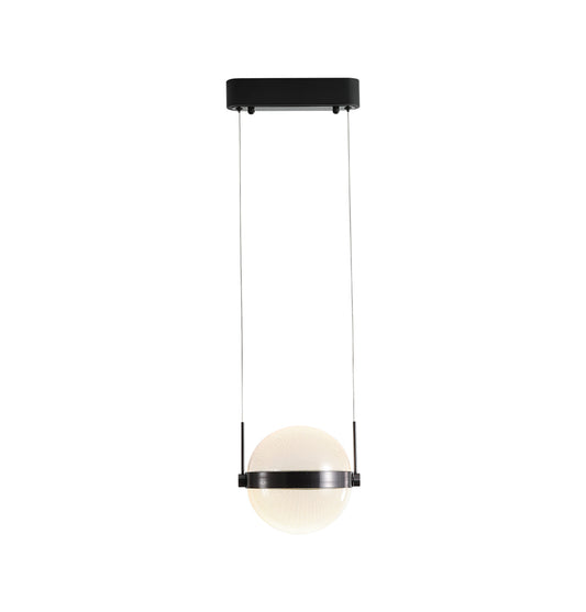 Semruk Küre Tekli Akrilik LED Sarkıt Avize 20 cm