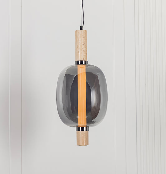 Siena Tekli Füme Cam Sarkıt 50 cm