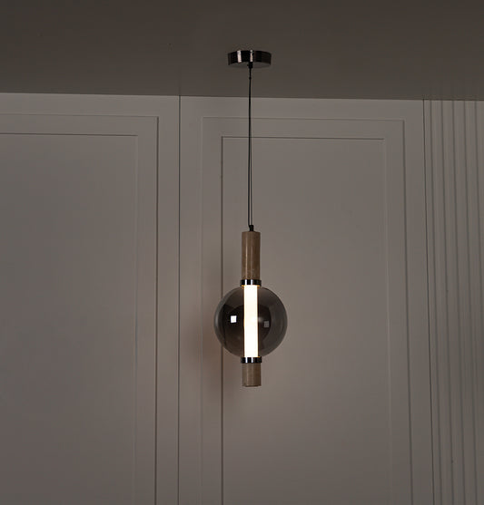 Siena Tekli Füme Cam Sarkıt 44 cm