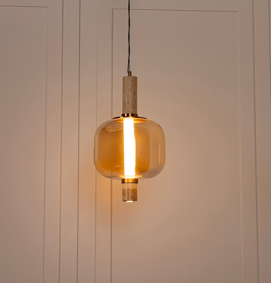 Siena Tekli Bal Cam Sarkıt 44 cm