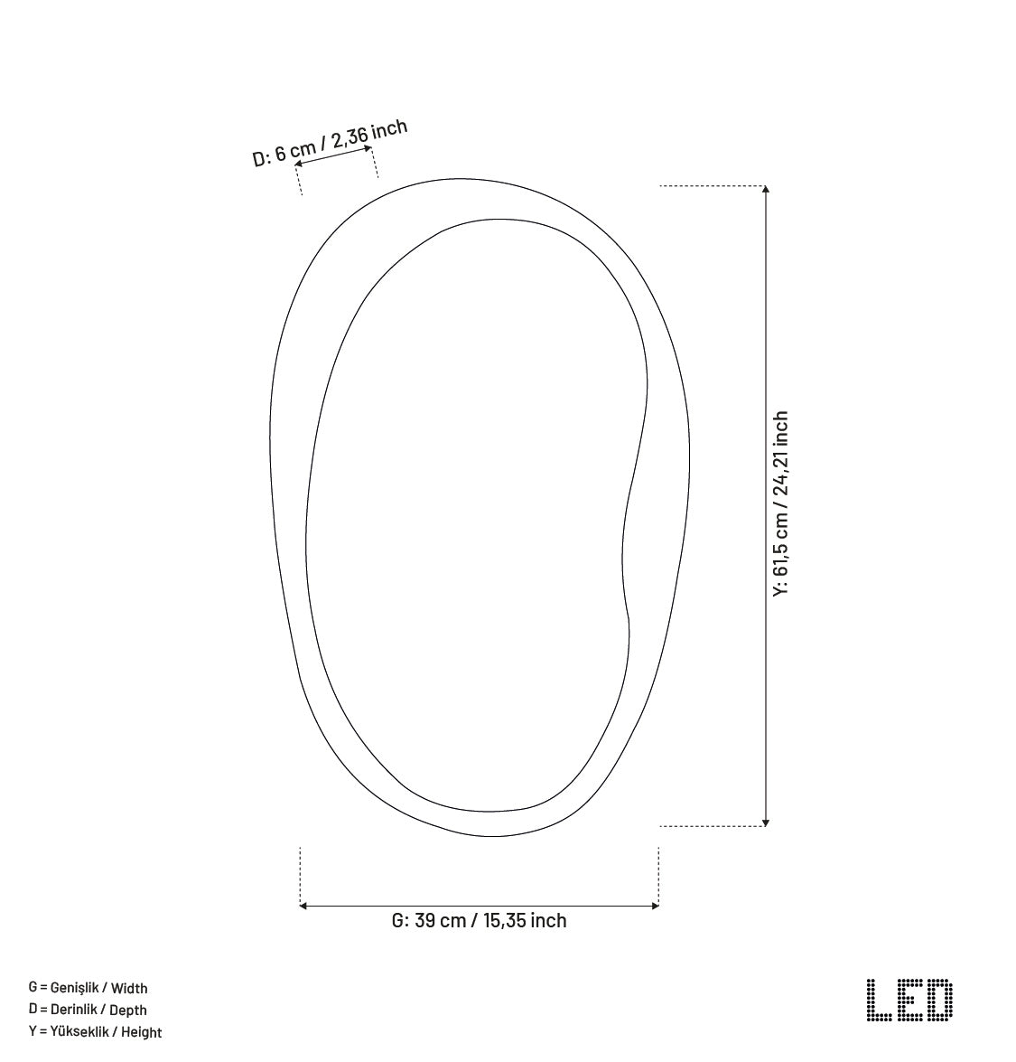 Collesium Platin Aplik- Medium