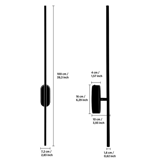Assos Eskitme LED Aplik 100 cm