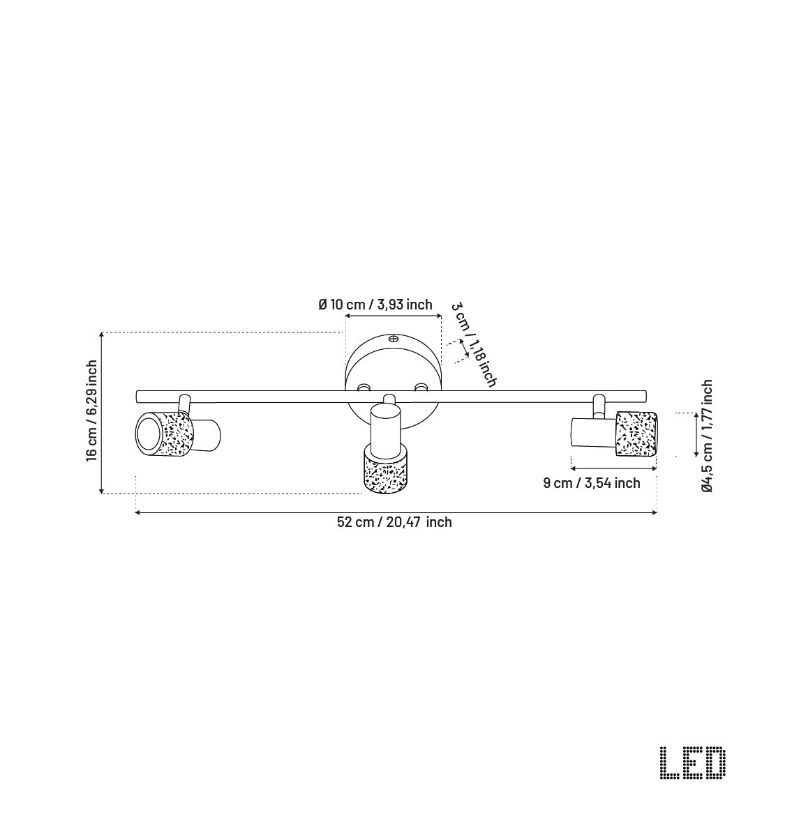 Arne Eskitme Led Aplik - Medium