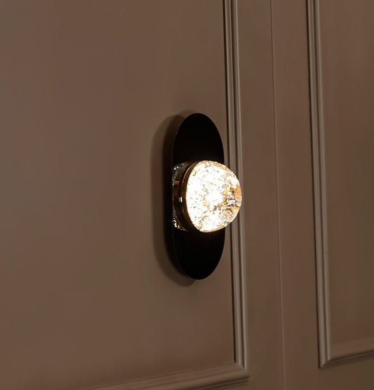 Lima Tekli Şeffaf Akrilik Platin Led Aplik