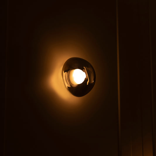Labranda Tekli Füme Camlı Siyah Led Aplik 10 cm