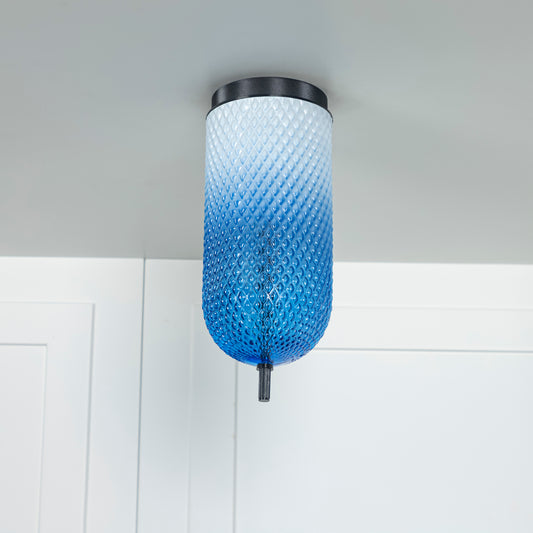 Perla Mavi Cam Plafonyer - Small