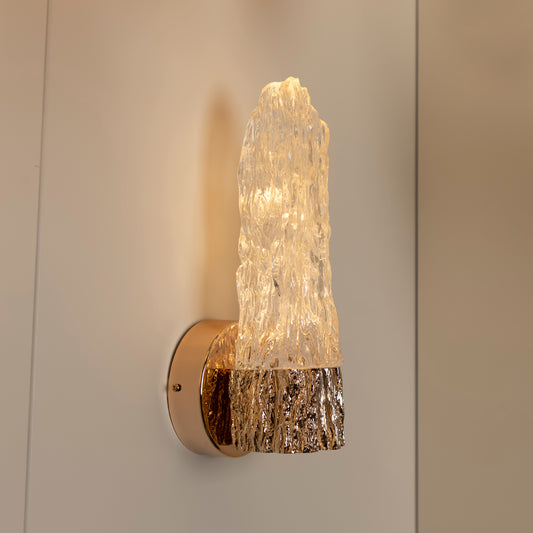 Kardal Şeffaf Akrilik Gold LED Aplik 30 cm