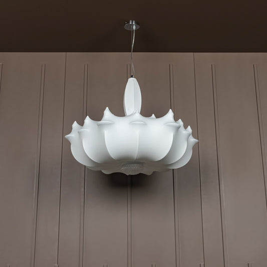 Epsilon Soft Touch Beyaz Şeffaf Pleksi Sarkıt Avize 80 cm