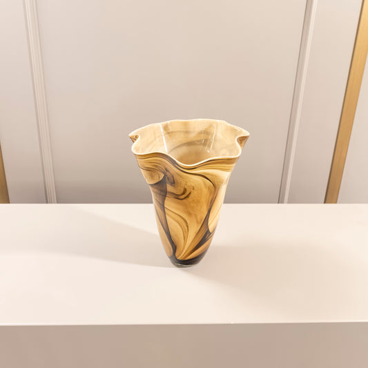 Latte Stone Cam Vazo 28X18CM