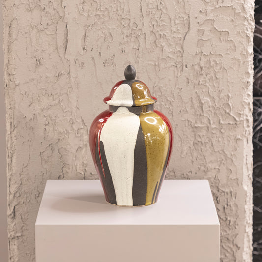 Yeşil Bordo Küp 23X36Cm