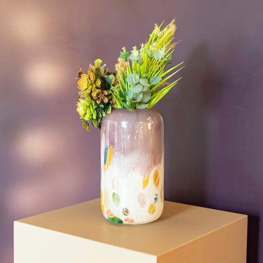 Mürdüm Cam Vazo 17X30CM