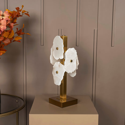 Anvers Mermer Eskitme Masa Lambası