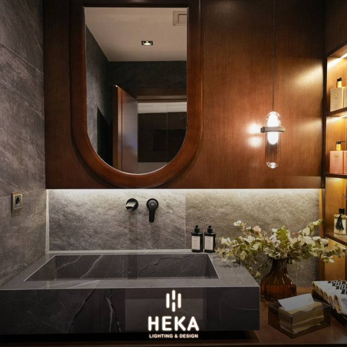 Kabil Füme Cam Tekli Sarkıt Medium - 1