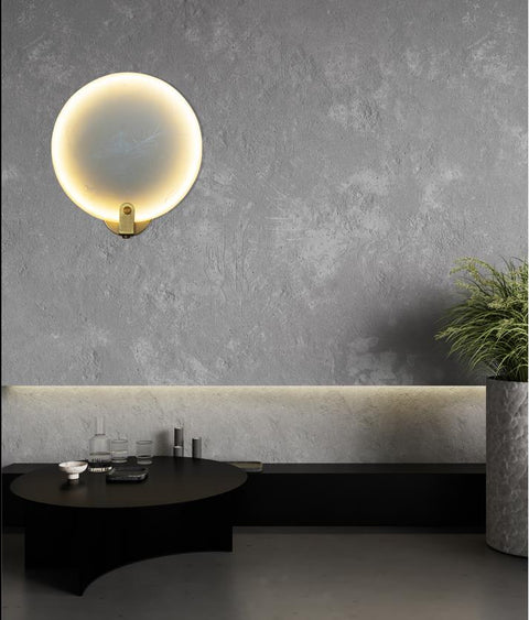 Aspendos Tekli Mermer Eskitme LED Aplik 20 cm