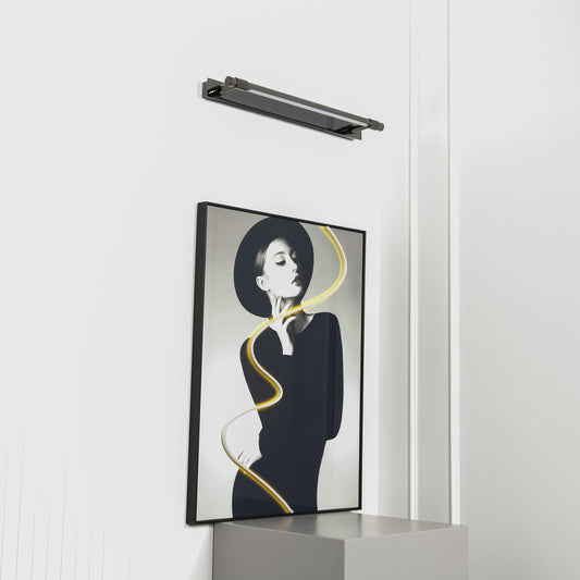 Carte Siyah LED Aplik - Medium