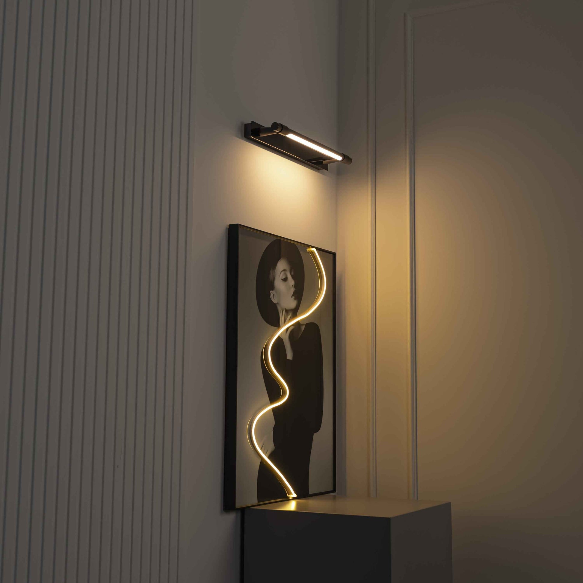 Carte Siyah LED Aplik - Small