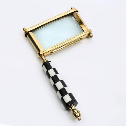 Damalı Gold Büyüteç