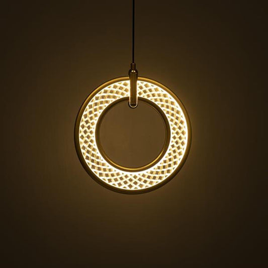 Hakone Eskitme Altın LED Sarkıt Avize 28 cm