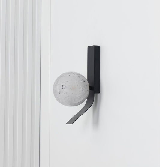 Helsingör Tekli Kabarcıklı Soft Cam Siyah Aplik