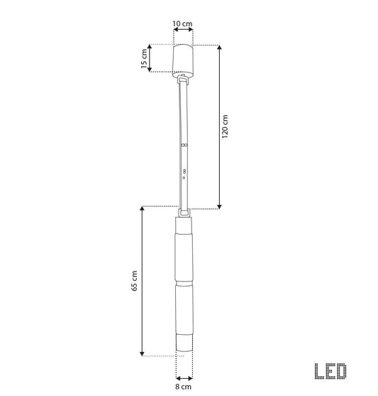 Helsinki Mermer Eskitme Sarkıt 65 cm