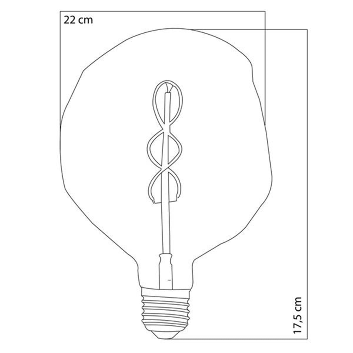 Kaya Füme LED Ampul 4W 2200K E27 Erd-22